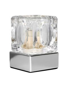 Ice Cube Touch Table Lamp Chrome by ValueLights