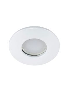 Fire Rated IP65 GU10 Downlight White With Domed Bezel No Bulb by ValueLights