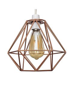Diablo Copper Wire Frame Non Electric Pendant Shade by ValueLights