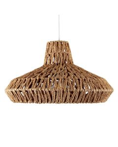 Hamilton Weave Non Electric Pendant Shade Natural by ValueLights