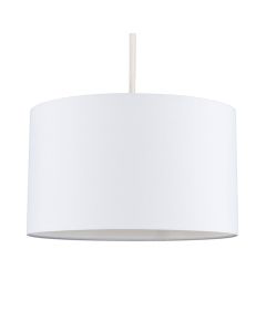 Reni Large White Pendant Drum Shade by ValueLights