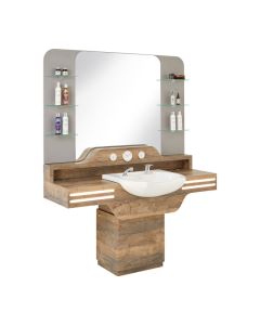 REM Cadillac Unit with Frontwash Basin Retail Mirror