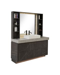REM Oxford Unit with Frontwash Basin Retail Mirror