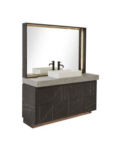 REM Oxford Unit with Frontwash Basin Full Mirror