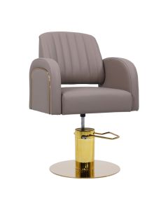 Lotus Darcy Taupe Hydraulic Styling Chair