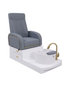 Lotus Darcy Grey Pedicure Spa Chair