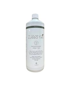 Lusso Tan Spray Tanning Solution Medium 1000ml