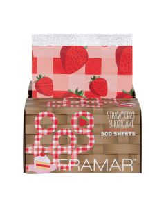 Framar Strawberry Shortcake Pop Up Foil Sheets x 500 (28cm x 13cm)