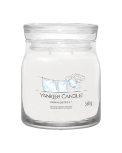 Yankee Candle Signature Clean Cotton Medium Jar Candle