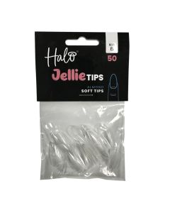 Halo Jellie Almond Size 6 Nail Tips x 50
