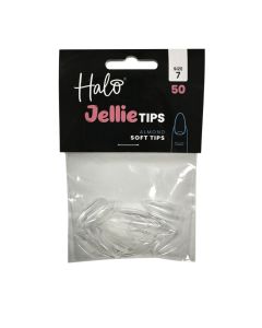 Halo Jellie Almond Size 7 Nail Tips x 50