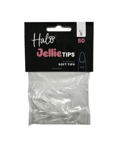 Halo Jellie Almond, Sizes 9 Nail Tips x 50