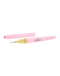 Glitterbels Pink Gel Liner Detail Brush 5mm