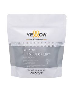 Yellow Professional 9 Levels Bleach Powder 500g