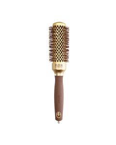 Olivia Garden Expert Blowout Shine Brush Gold and Brown 35
