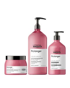 Serie Expert Pro Longer Shampoo 1500ml, Conditioner 750ml & Masque 500ml by L’Oréal Professionnel
