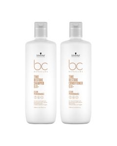 Bonacure Time Restore Shampoo & Conditioner 1000ml by Schwarzkopf