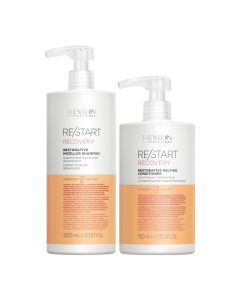Restart Recovery Restorative Shampoo 1000ml & Conditioner 750ml by Revlon Professional