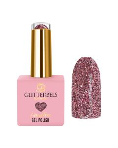 Glitterbels Hema Free Gel Polish 8ml Rose Quartz Crush
