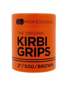 LJ Professional 2" Waved Kirbigrip Brown (500pcs)