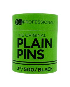 LJ Professional 3" Plain Hairpins Black (500pcs)