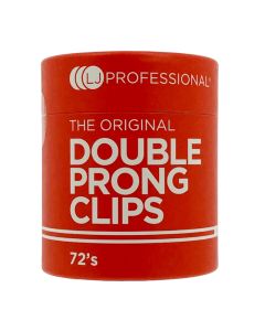 LJ Professional Curl Clips Double Prong (72pcs)
