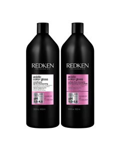 Redken Acidic Color Gloss Sulfate-Free Shampoo 1000ml & Conditioner 1000ml