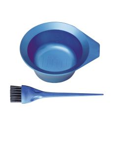 Metallix Tint Bowl + Brush Blue