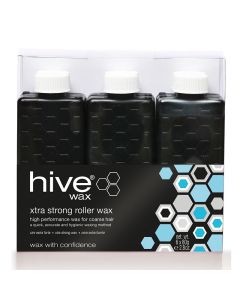 Options by Hive Xtra Strong Warm Wax Roller Depilatory Cartridges 6 x 80g