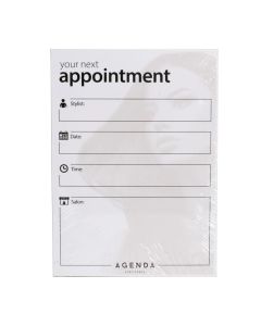 Agenda Appointment Cards Stylist x 100