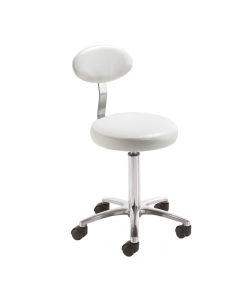 REM Cutting/Beauty Therapist Stool with Backrest