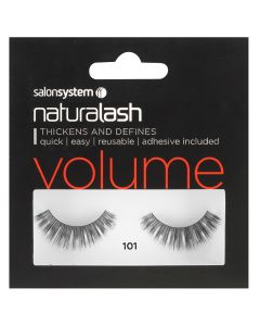 Salon System Naturalash Strip Eyelashes 101 Black