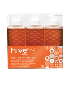 Hive Roller Depilatory Refills Warm Honey Wax (6 x 80g)