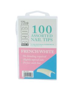 The Edge French White Tips x 100 Assorted (Boxed)