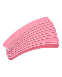 The Edge Pink Curved File 400/400 Grit (Pack of 10)