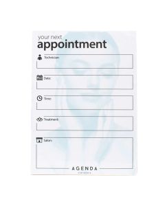 Agenda Appointment Cards Beauty Therapist x 100 