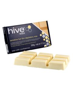 Hive Sensitive Hot Film Wax 500g Block (Cream)