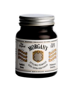 Morgans Vanilla & Honey Pomade Extra Firm Hold 100g (white label)