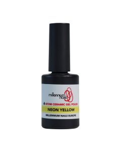 Atom Ceramic Gel Polish Neon Yellow 15ml by Millennium Nails