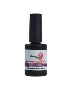 Atom Ceramic Gel Polish Pure Purple 15ml by Millennium Nails 