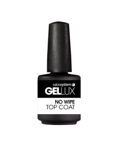 Gellux No Wipe Top Coat 15ml Gel Polish