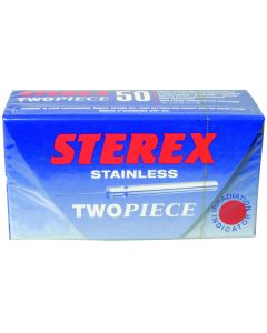 Sterex Stainless Steel F5S Two Piece Needles - Box of 10