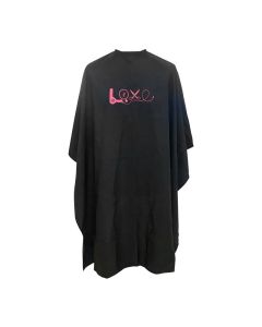 Salons Direct Love Hairdressing Cape with Popper Fastening Black