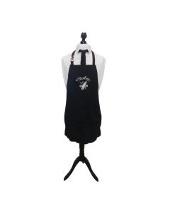 Salons Direct Barber Apron with Pockets & Harness Straps Black