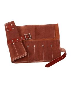 Dark Stag Leather Barber Tool Roll