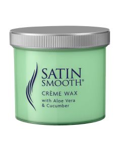 Satin Smooth Creme Wax Aloe Vera & Cucumber 450g