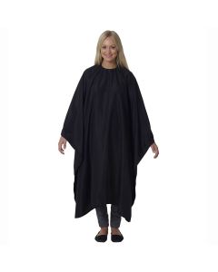 Salons Direct Water Repellent-Static Free Cutting Gown Black