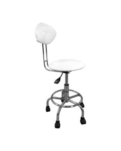 SkinMate Therapist Support Stool White
