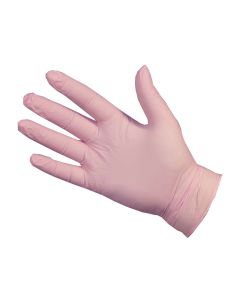 Pro Nitrile Gloves Non-Latex Pink x 50 pairs