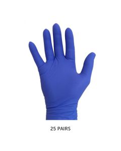 Pro Nitrile Gloves Long Cuff Violet Small x 25 pairs